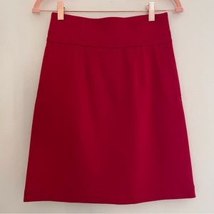Theory Sandria Pencil Skirt Pockets Red Size 4  Career Office Holiday